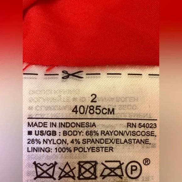 Banana Republic Vibrant Coral/Orange Cross Back Design Midi Dress - Picture 12 of 14